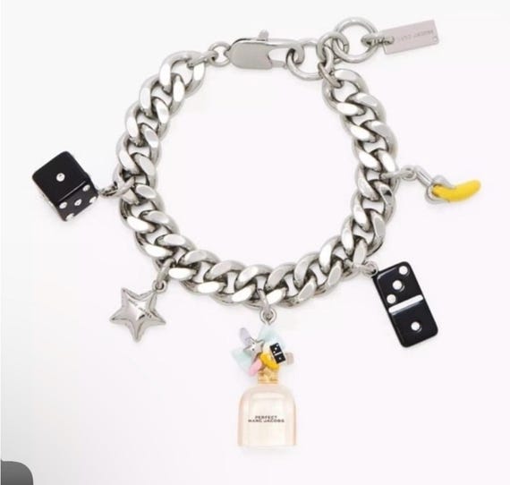 ブレスレット Perfect Charm Bracelet - Marc Jacobs - l - Silver Marc Jacobs Perfect Charm Bracelet - Etsy