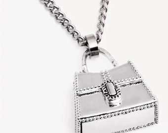 Marc Jacobs Silver 'The St. Marc' Necklace