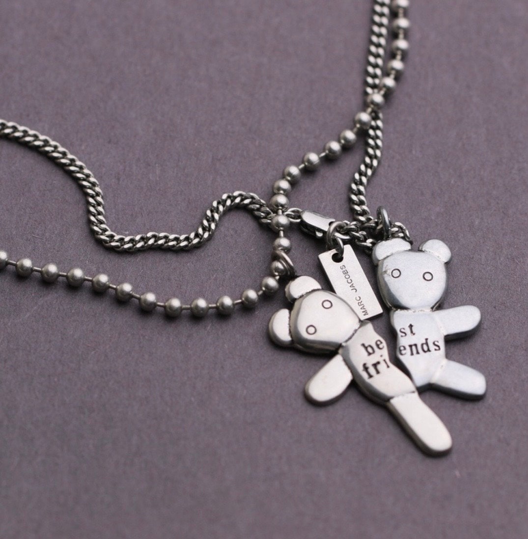 Heaven by Marc Jacobs Teddy Bear Friendship Necklace - Etsy Heaven by Marc Jacobs Teddy Bear Friendship Necklace - Etsy