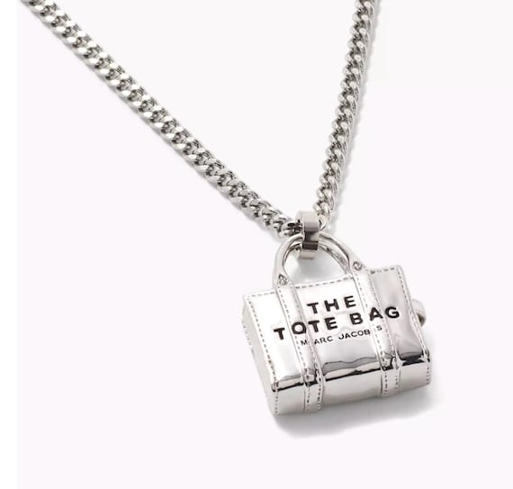 【関税&送料込】Marc Jacobs Collana Mini Icon The Tote Bag Marc Jacobs the Tote Bag Necklace - Etsy