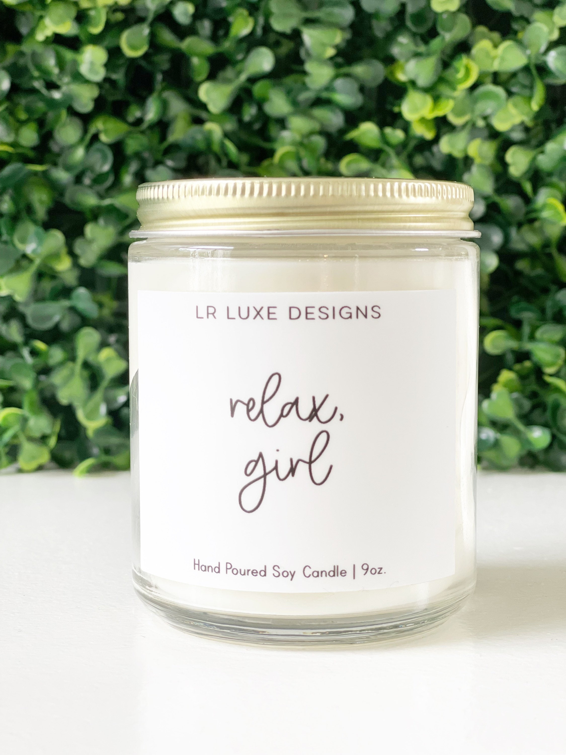 Relax Girl Candle / funny candle / relaxing candle / soy Etsy