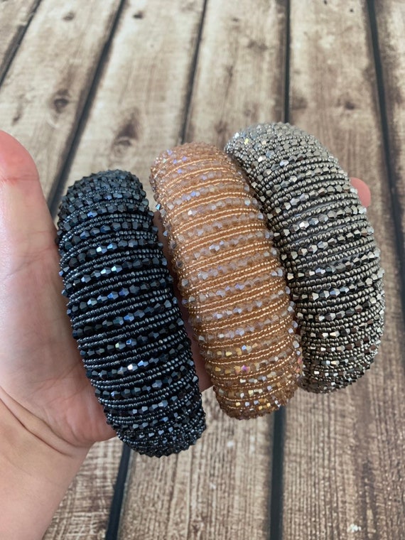 Beaded Headbands / Beaded Headband for Women / Luxe Headbands Etsy