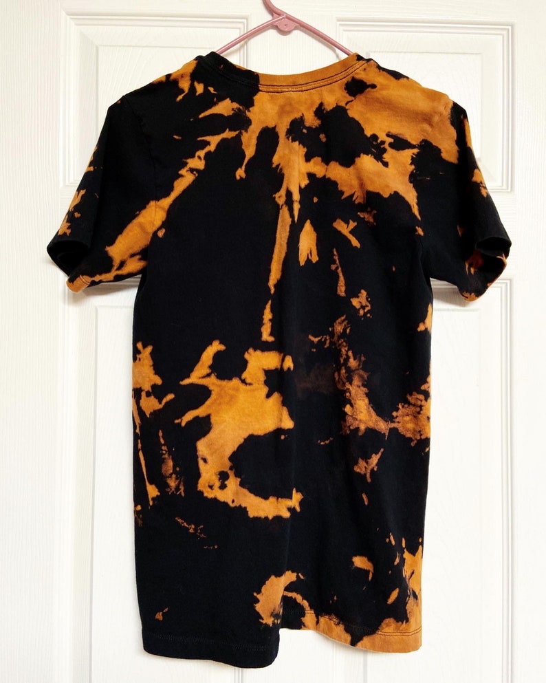 MCR tee My Chemical Romance Black Parade Bleach Dyed Tie Dye Tee