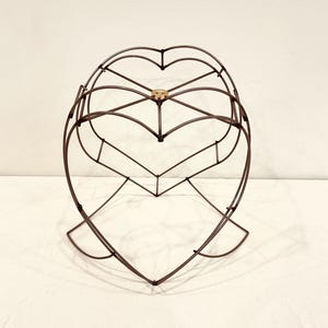 Heart Lampshade Wire Frame | Victorian Style, DIY Table Lamp Shade