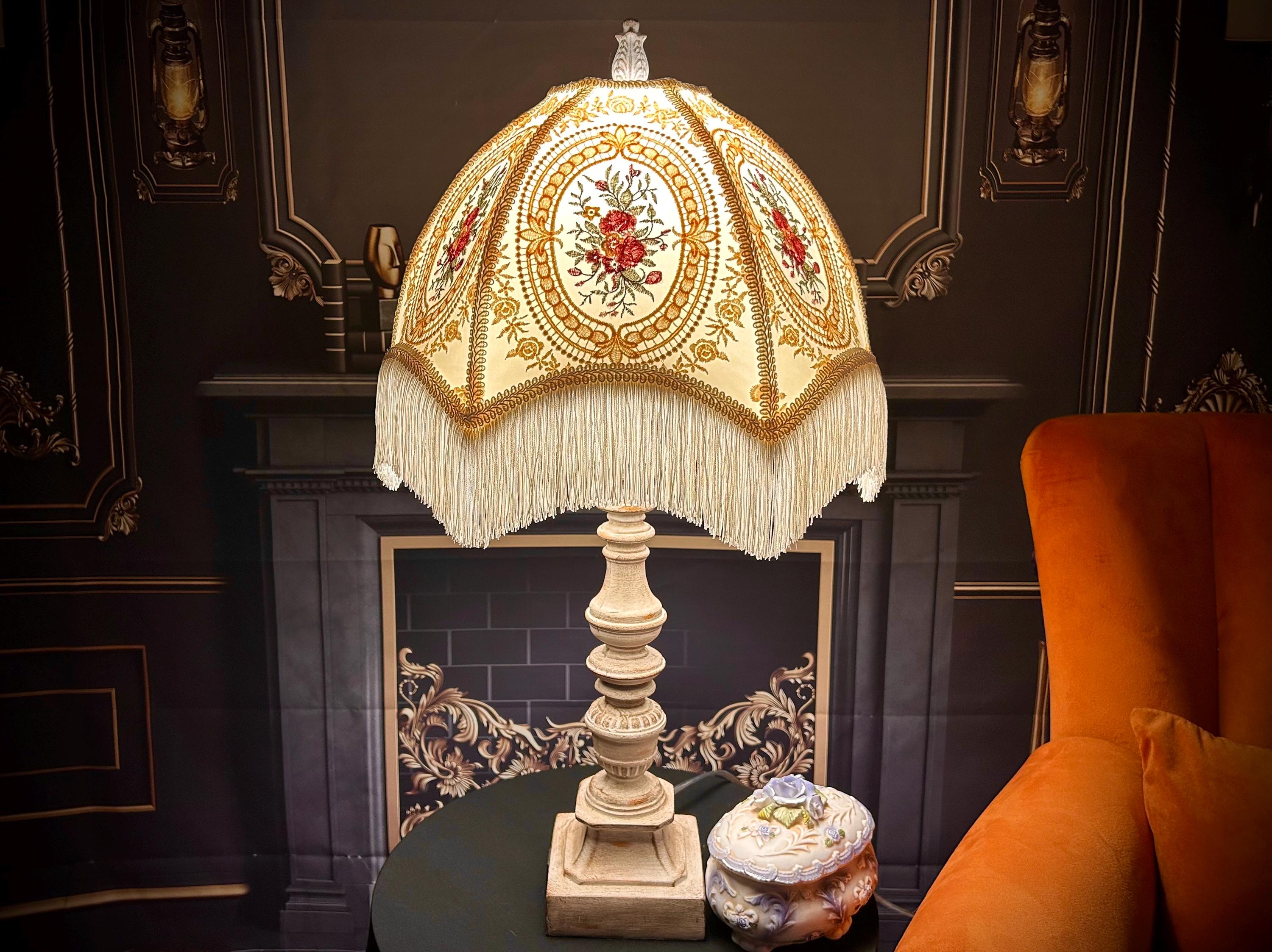 Vintage fringe lamp - Etsy 日本