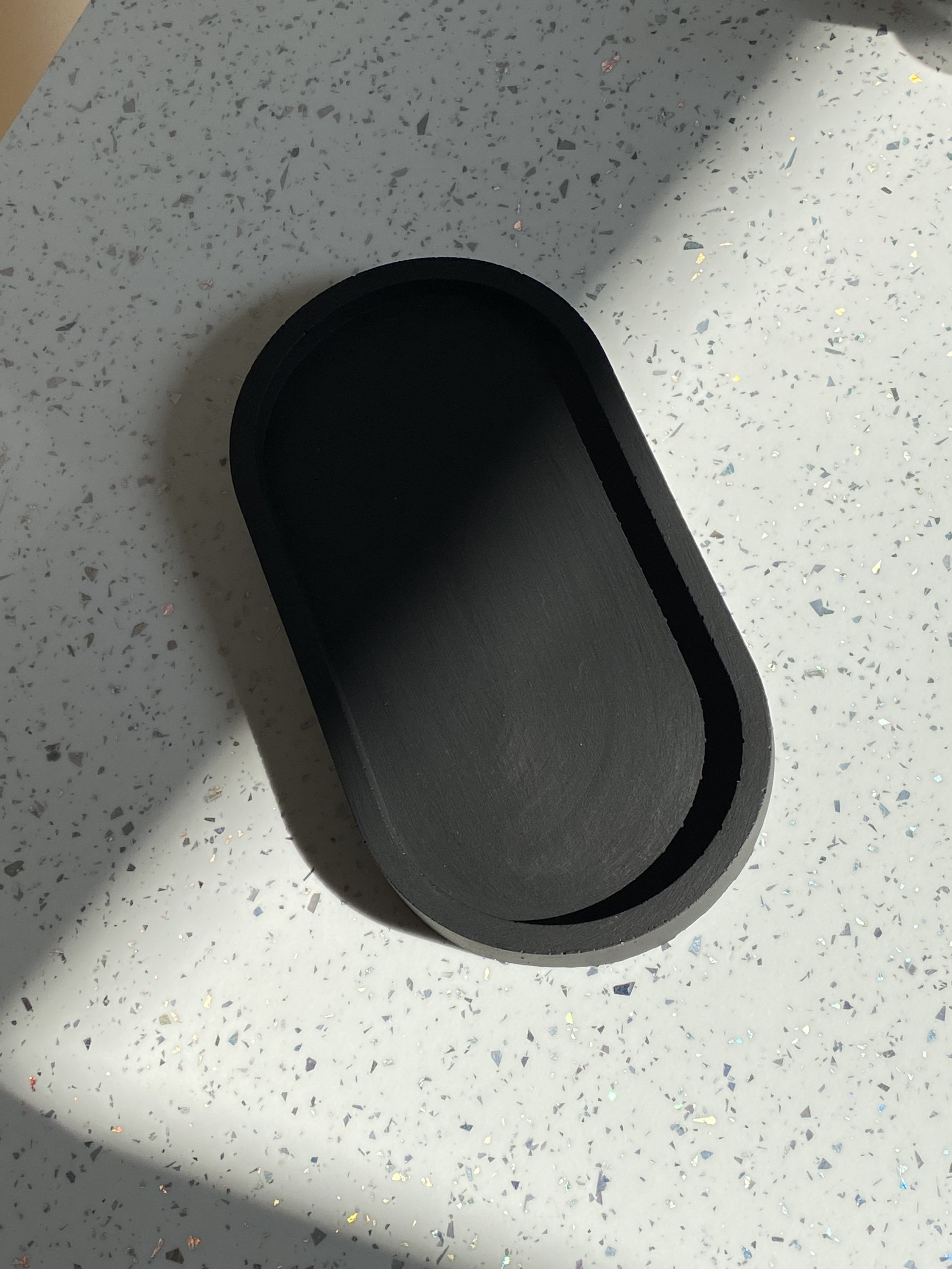 Oval Tray Matt Black Oval Tray Display Tray Matt Black - Etsy