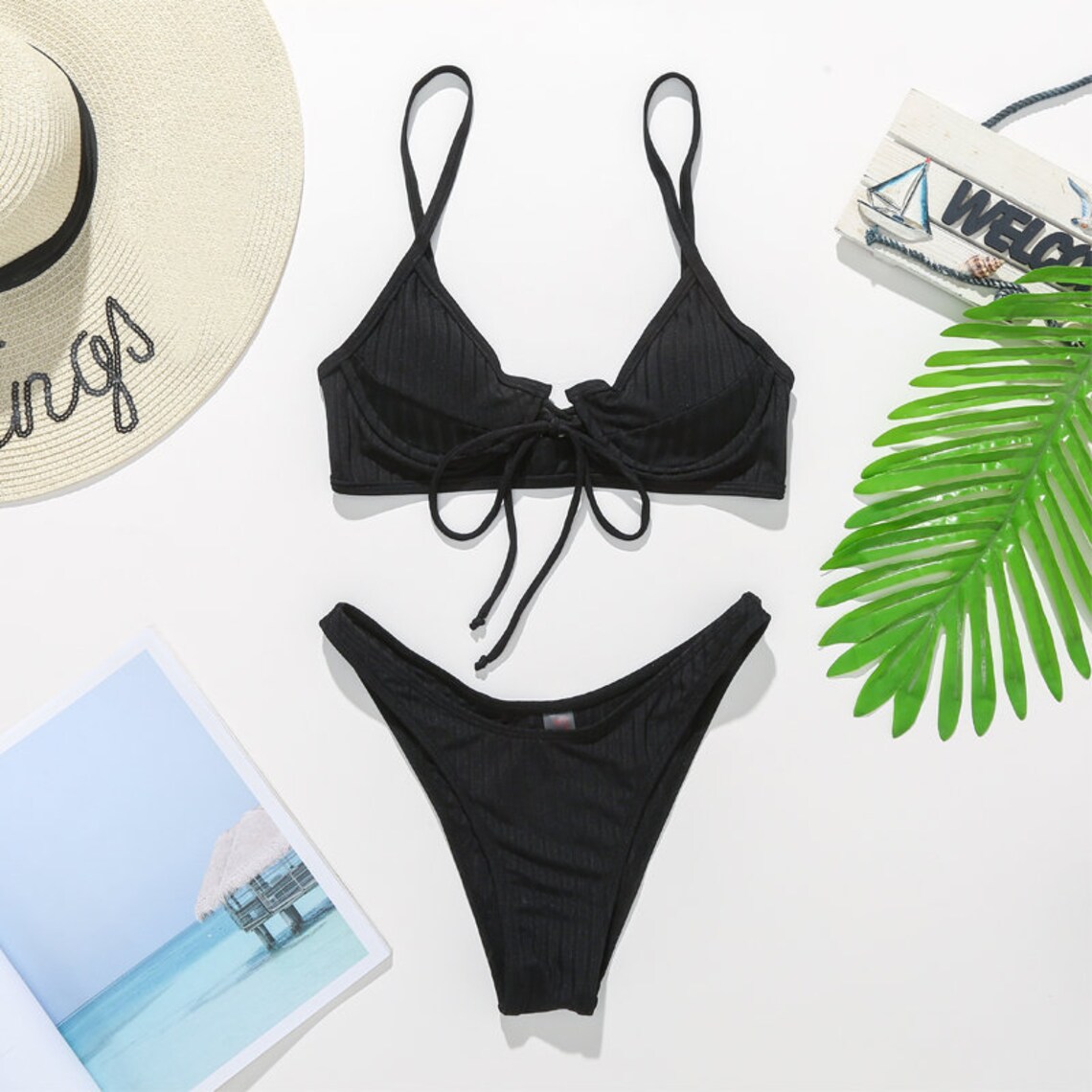 Womens Bikini Swimwear Swimsuits 2021 Beachwear Two Piece Etsy.de