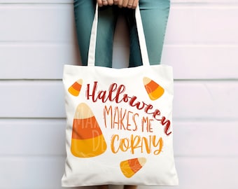 Halloween Makes Me Corny Sublimation Clip Art / Candy Corn / Hand Drawn / Digital Download