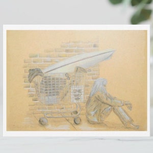 GREETING CARDS (5 Cali Surf Bumb cards)