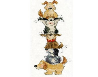 Bothy Threads Counted Cross Stitch Kit - Top Dog by Margaret Sherry XMS28
