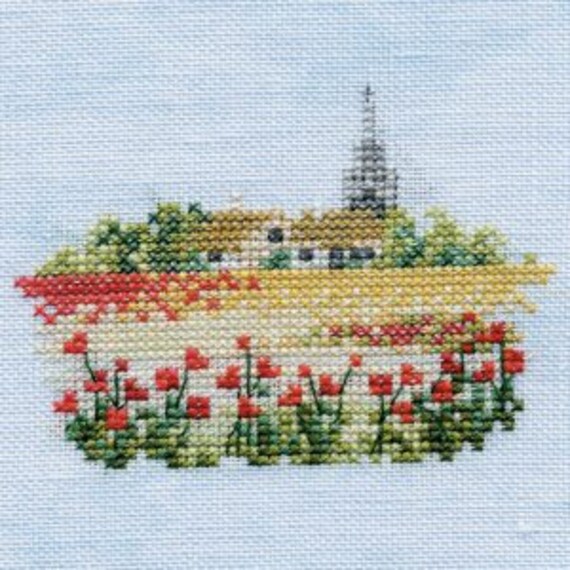 Poppy Field Cross Stitch Kit Only £29.40