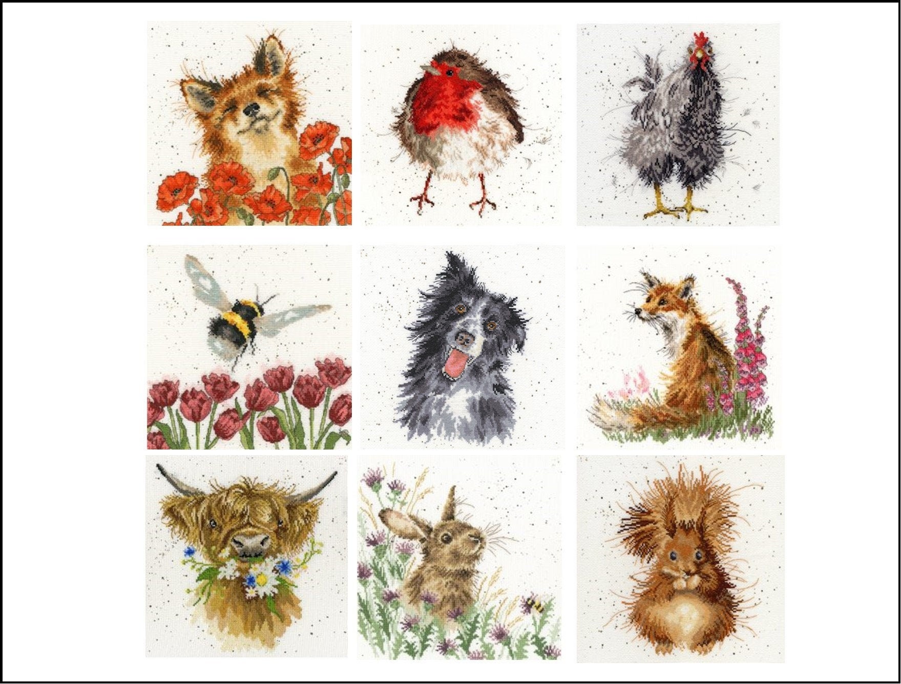 Bothy Threads Wrendale Designs Hanna Dale Counted Cross Stitch Etsy