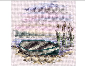 Bothy Threads Counted Cross Stitch Kit Rowing Boat Minuets MIN10