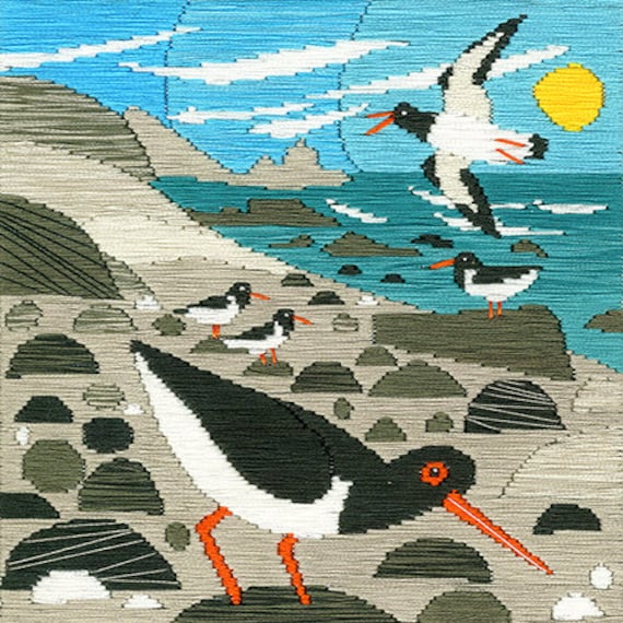 Bothy Threads Silken Long Stitch Kit Seagulls 