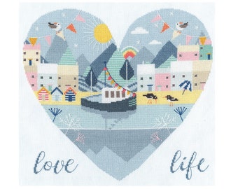 Bothy Threads Love Life Counted Cross Stitch Kit XHY2