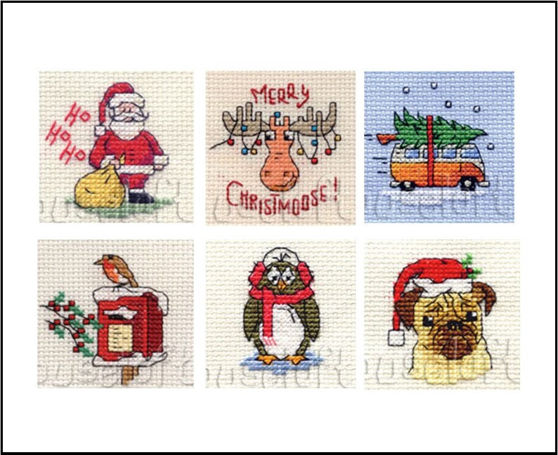 Mouseloft Stitchlets Counted Cross Stitch Kits Christmas Etsy UK
