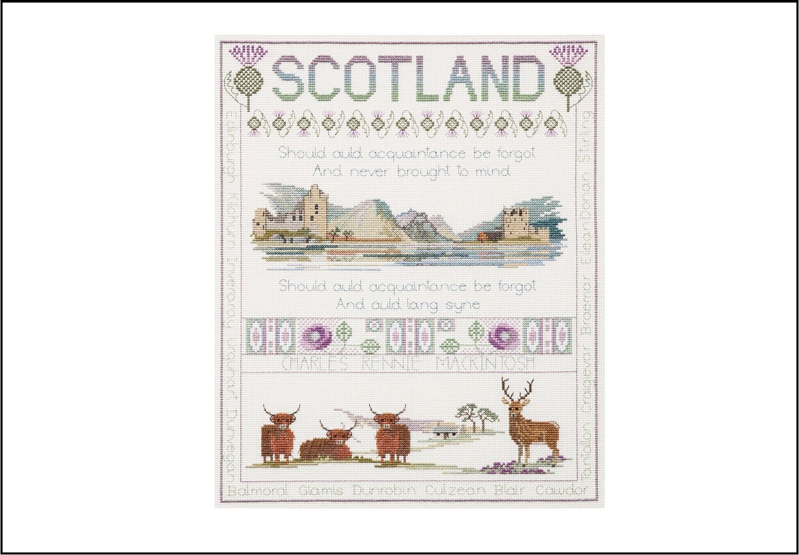 Bothy Threads Counted Cross Stitch Kit Scotland / Lake Etsy