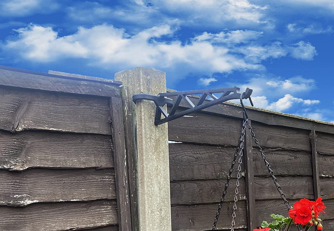 Hanging Basket Brackets for Concrete Posts Fits Concrete H Etsy