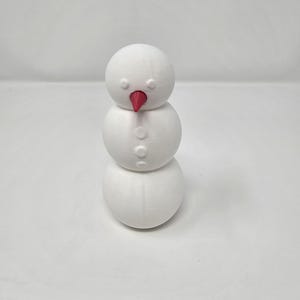 Festive 3D-Printed Snowman Secret Container – Unique Holiday Decor & Gift Idea for Christmas