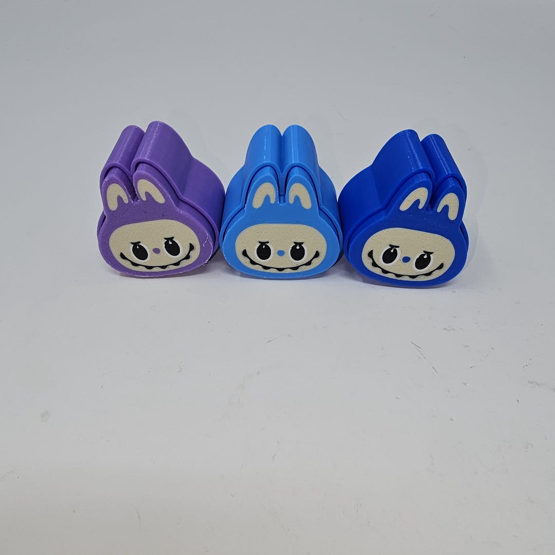 Labubu Clicker Fidget Toy: 3D Printed Sensory Stress Relief - Etsy ...
