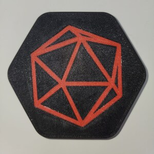 D20 Logo Dados o Caja de Almacenamiento