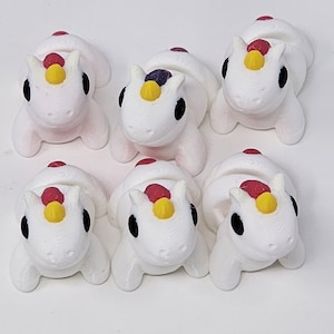 Einhorn Fidget Spielzeug - 3D gedrucktes sensorisches Spielzeug zum Stressabbau, niedliches flexibles Einhorn Geschenk für Kinder und Erwachsene