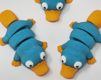 3D-geprint vogelbekdier Fidget-speeltje: sensorische stressverlichting