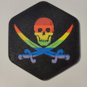 Pirate Flag Dice or Storage Box