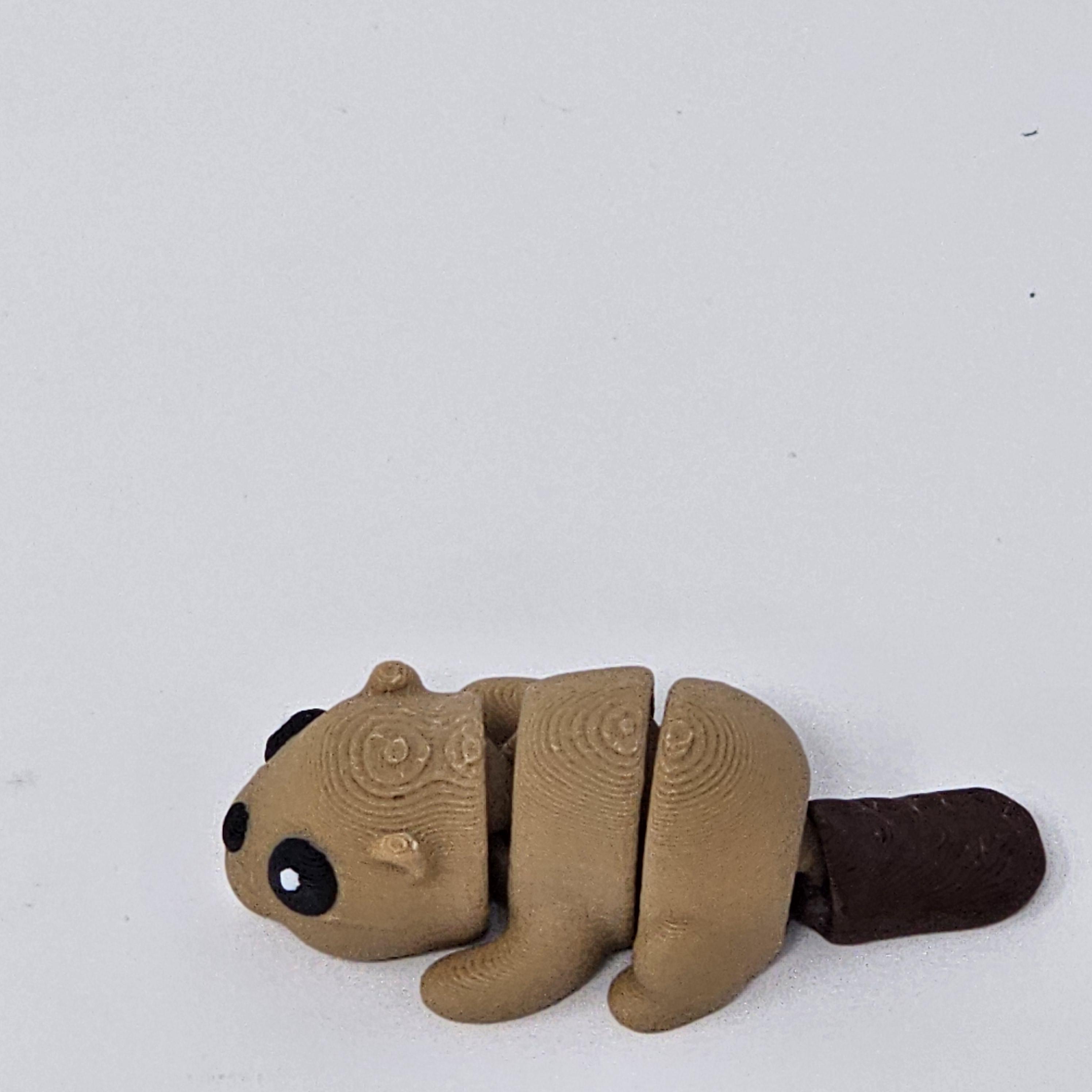 3D Printed Beaver Fidget Toy: Sensory Stress Relief for Kids & Adults ...
