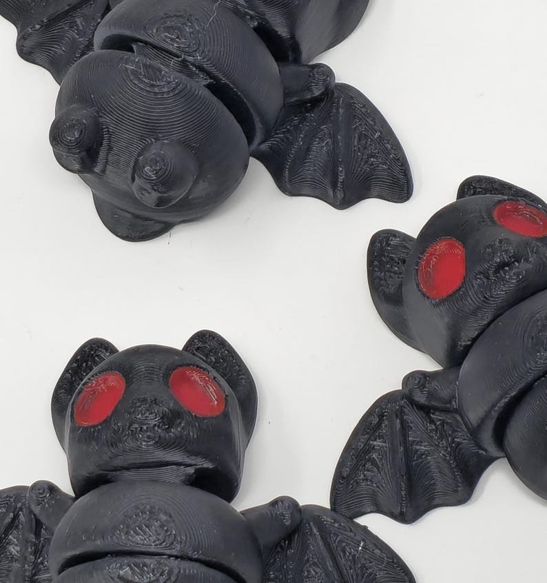 3D Printed Articulated Bat Fidget Toy: Sensory Stress Relief - Etsy