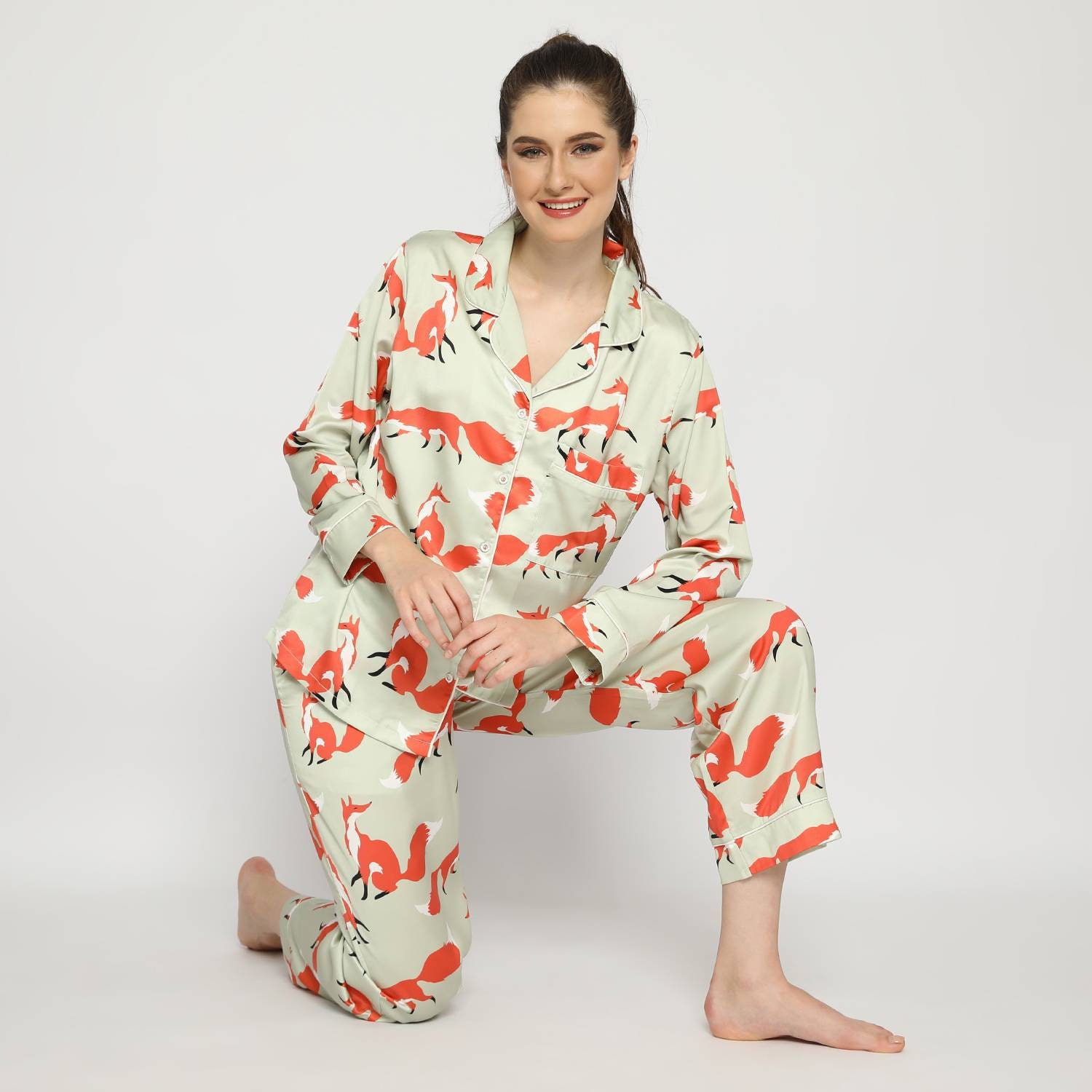 Cozy fox pajamas sale
