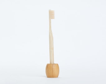 Bamboo Toothbrush & Holder