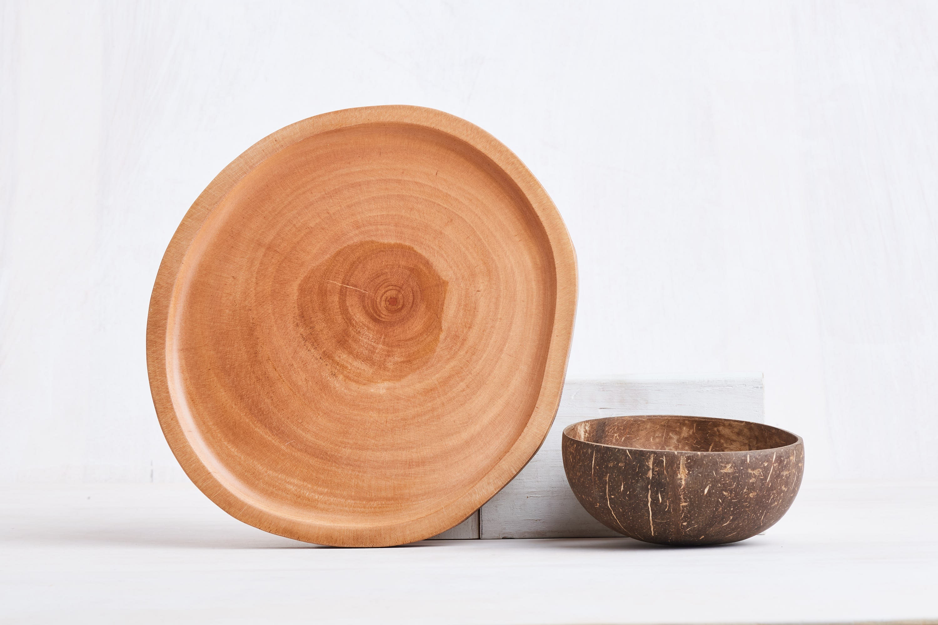 Natural Plate & Bowl Set Etsy