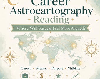Career Astrocartography Reading | Best Places for Success, Money & Purpose | Personalized Relocation Astrology PDF