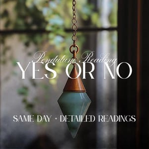 Yes or No Pendulum Reading | Quick Psychic Answer | Spirit-Guided Clarity in 24–48 Hours