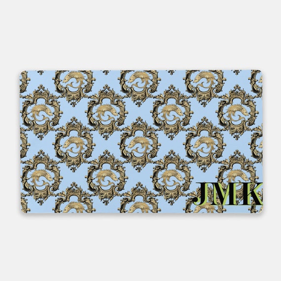 Nautical Desk Mat Personalized Desk Decor Office Cubicle Etsy