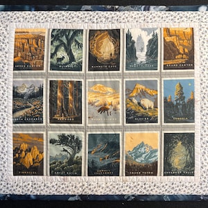 Quilted National Park Postcard Placemat &quot;Bryce Canyon&quot; is generously sized at 20&quot; X 17&quot; and is pre-washed and dried.