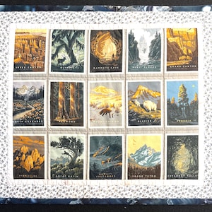 Quilted National Park Postcard Placemat &quot;Bryce Canyon&quot; is generously sized at 20&quot; X 17&quot; and is pre-washed and dried.