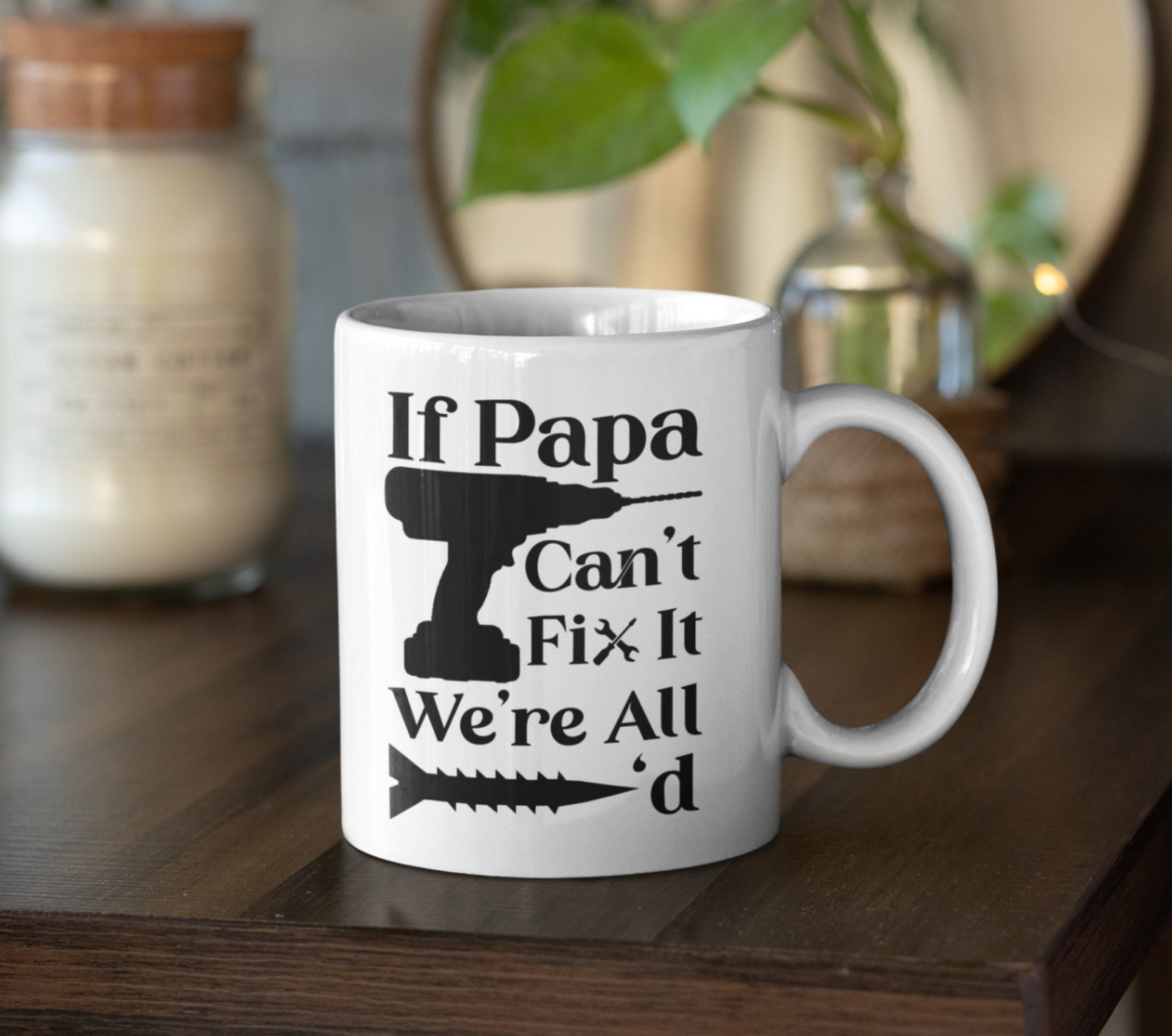 Funny Mug For Dad For Fathers Day For Birthday T For Dad Tools Free Shipping Etsy
