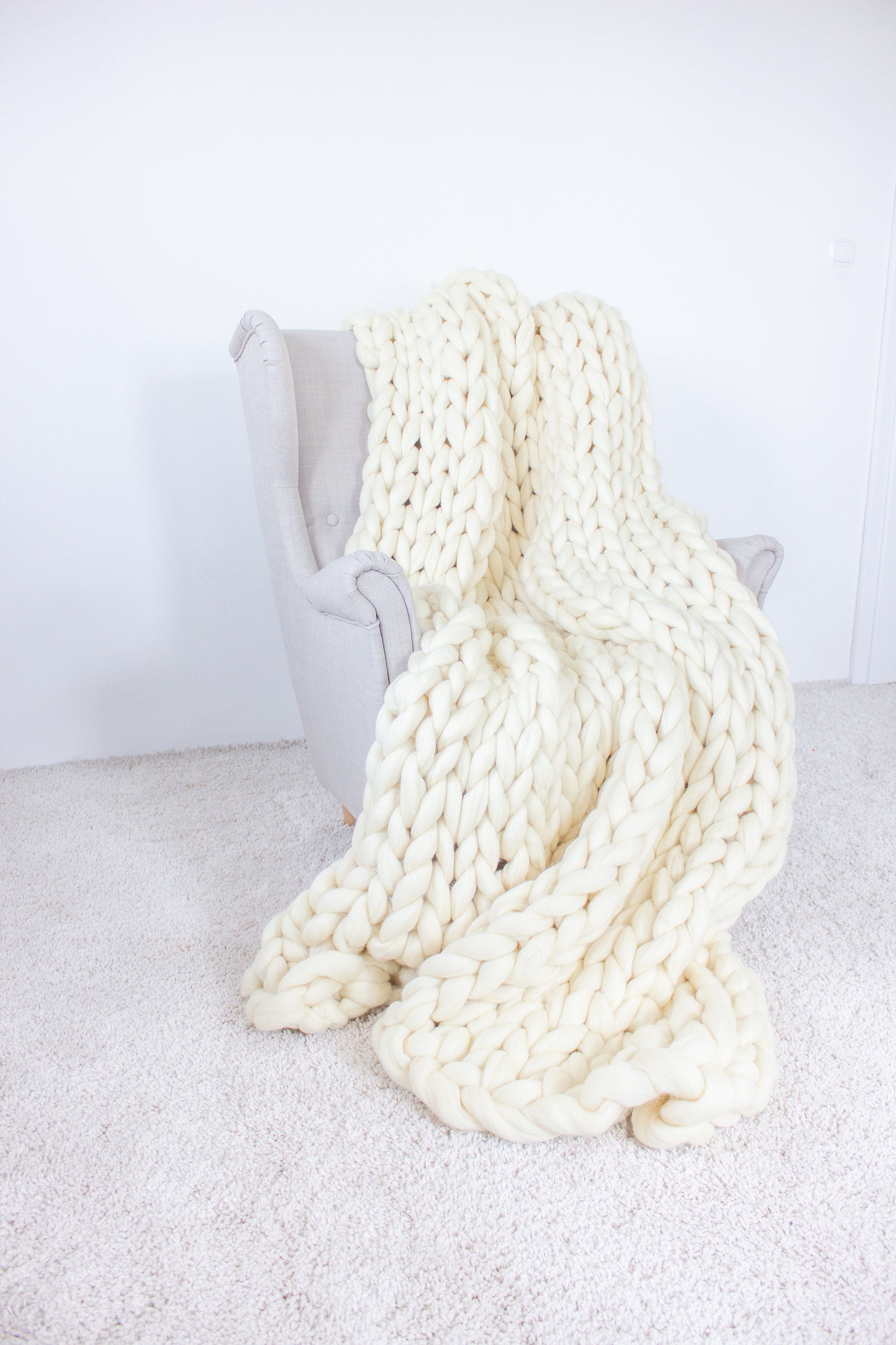 Soft merino wool weighted blanket weighted blanket adult | Etsy