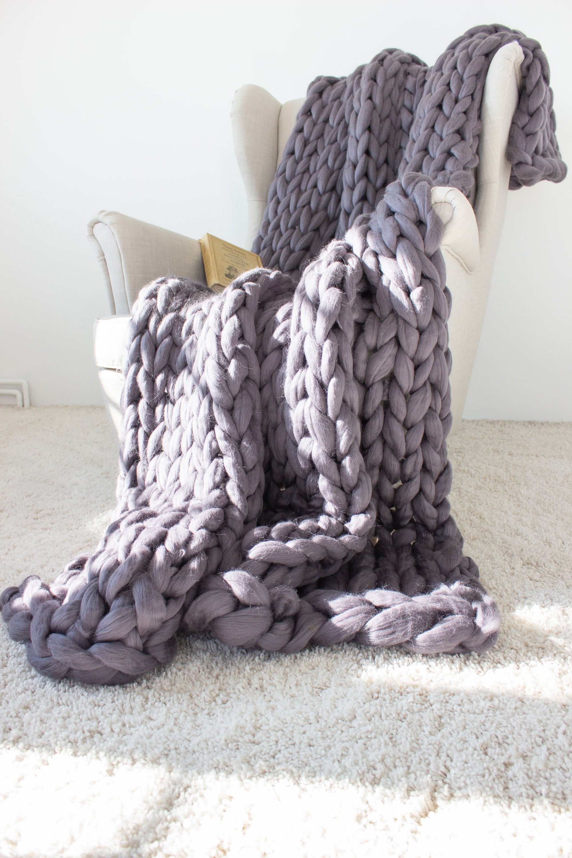 Soft merino wool weighted blanket weighted blanket adult | Etsy