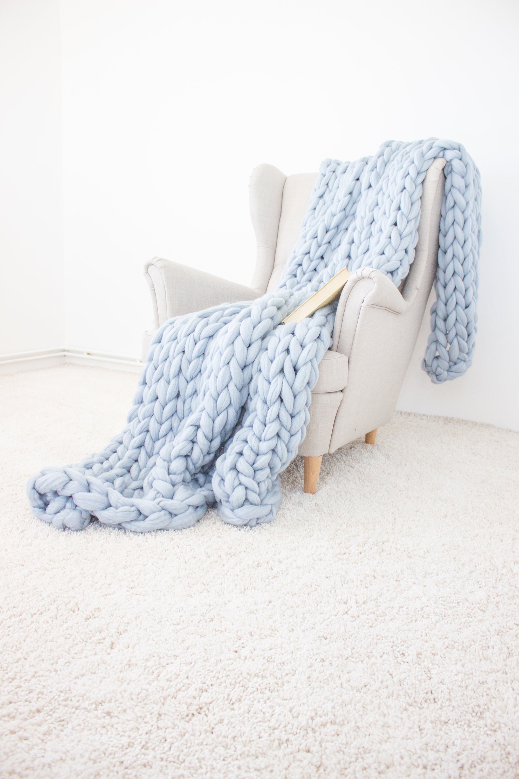 Soft merino wool weighted blanket weighted blanket adult | Etsy