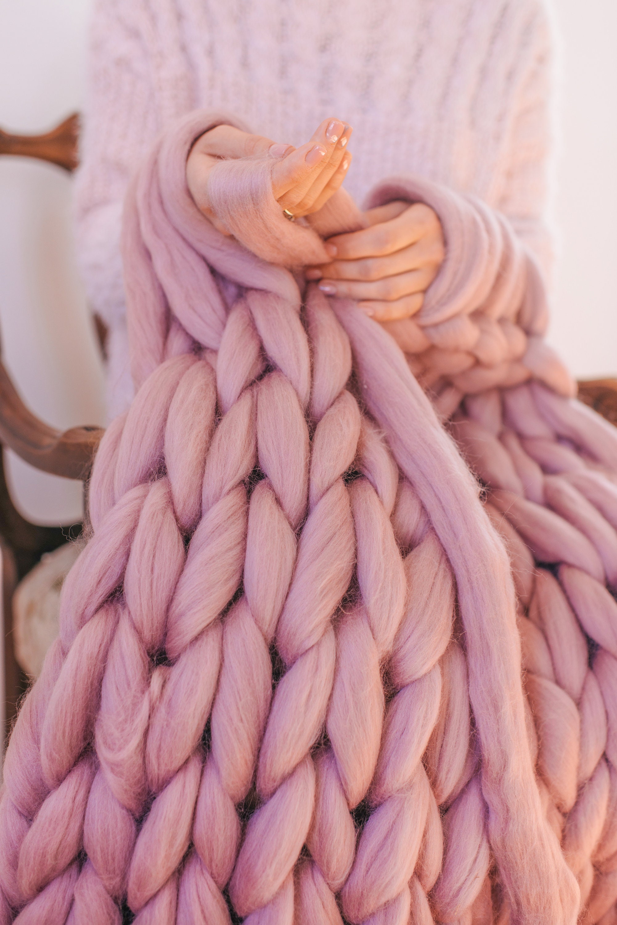 Chunky Merino Yarn for Arm Knitting Jumbo Yarn Merino Wool Etsy