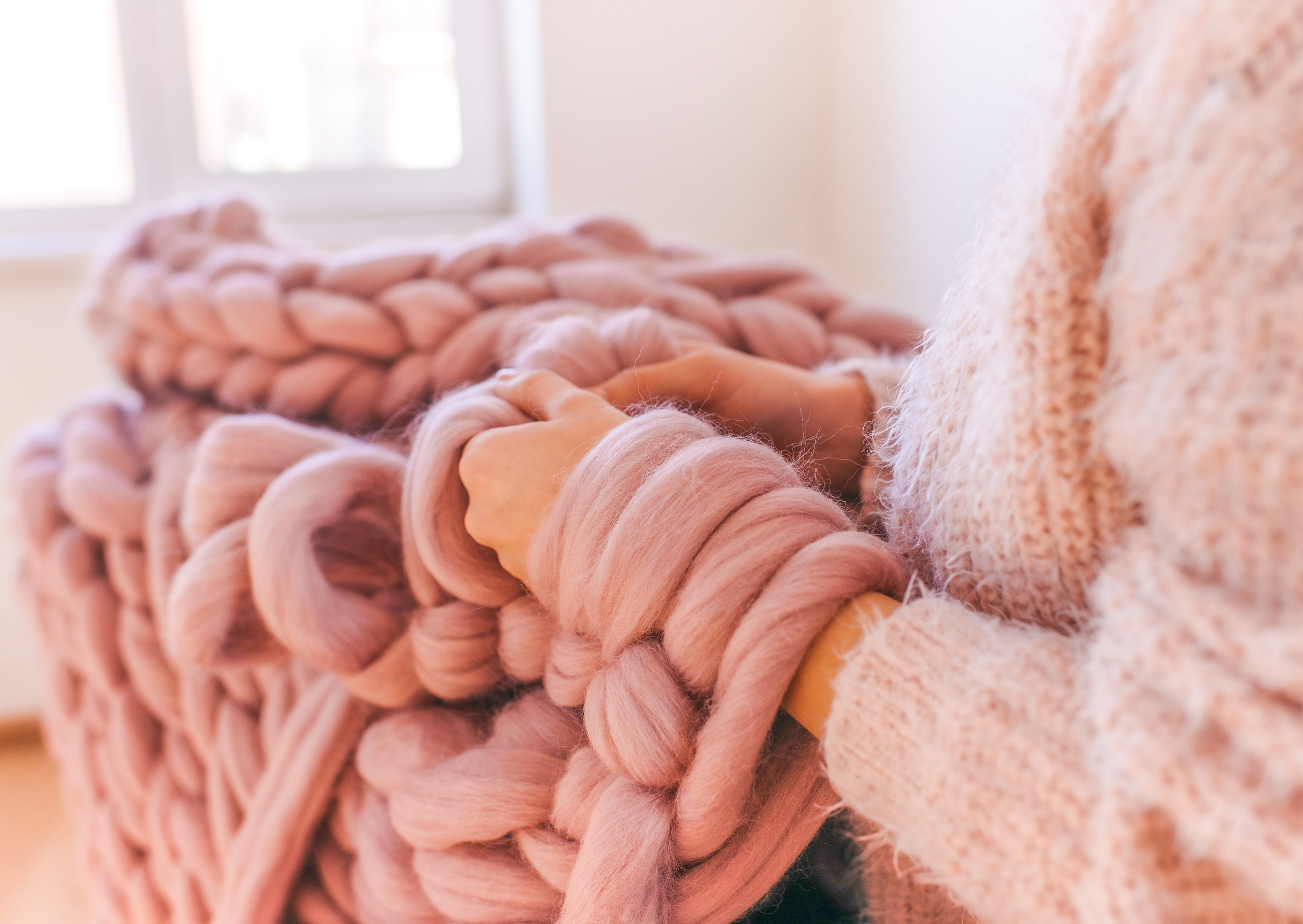 Chunky Yarn for Arm Knitting Jumbo Yarn Bulky Wool Yarn Etsy