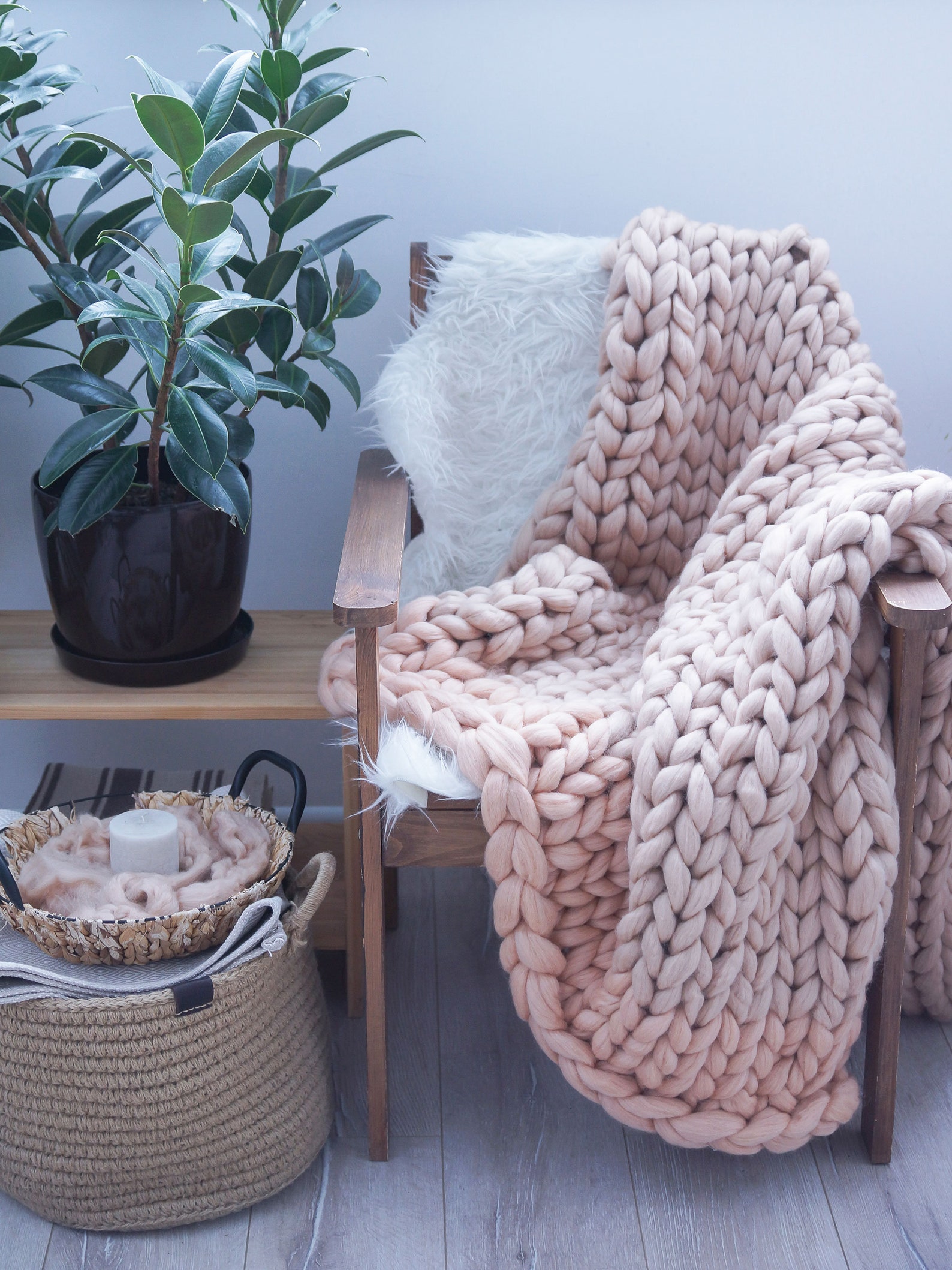 Soft merino wool weighted blanket full size weighted blanket Etsy