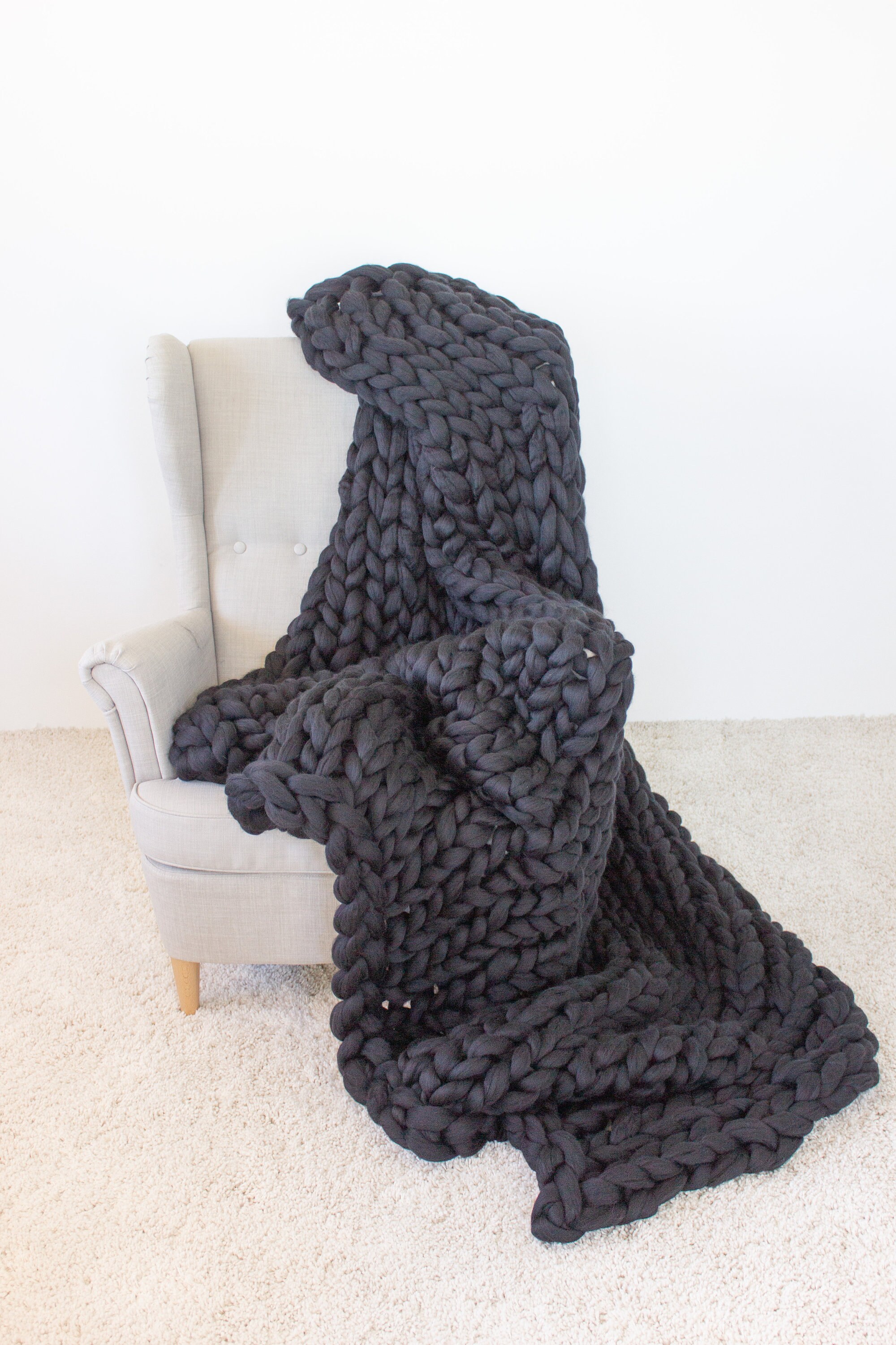 Soft merino wool weighted blanket weighted blanket adult | Etsy