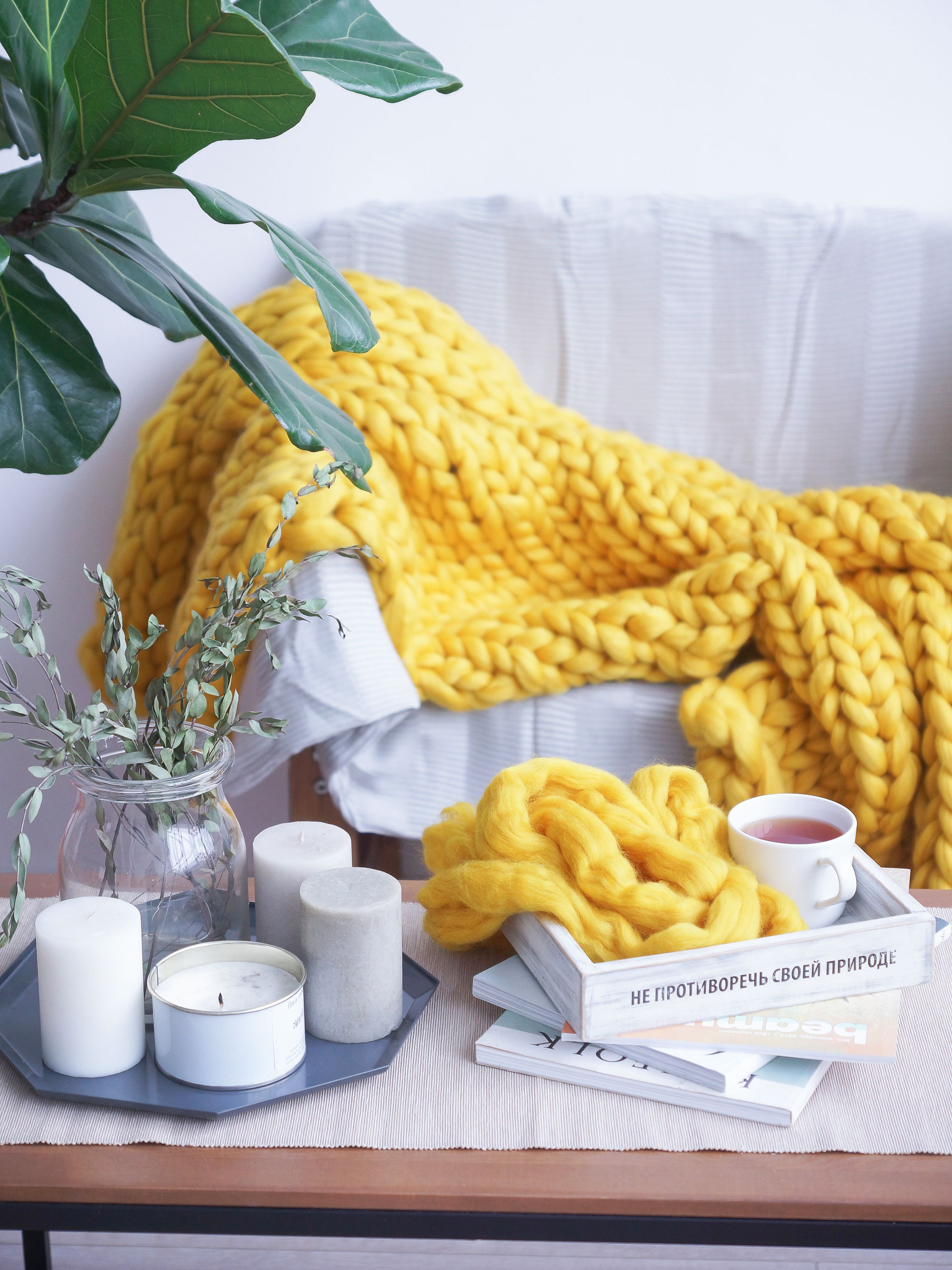 Soft merino wool weighted blanket full size weighted blanket Etsy