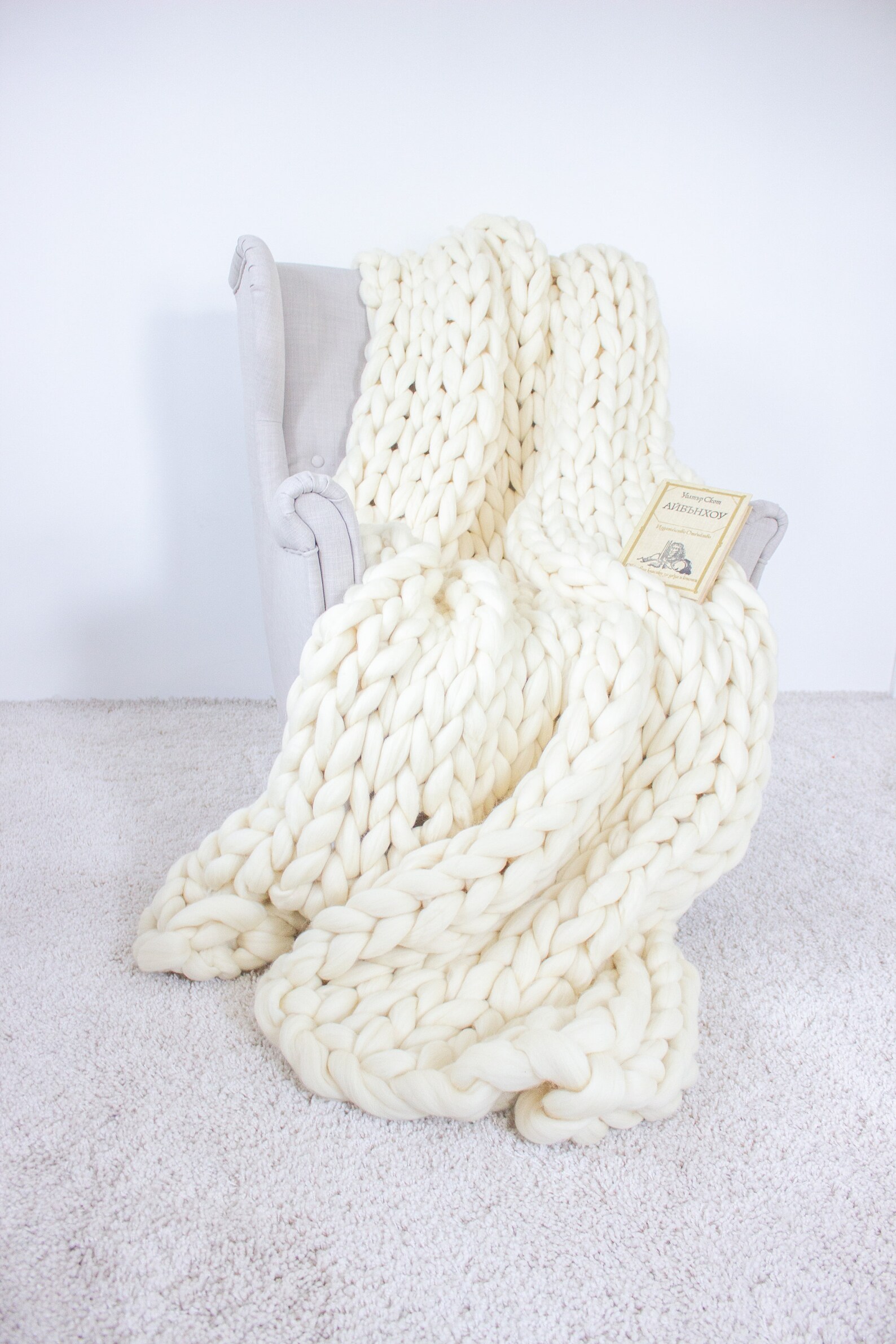 Soft merino wool weighted blanket weighted blanket adult Etsy