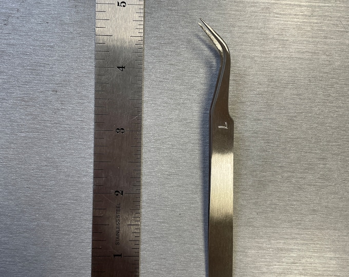 Non-magnetic Tweezer Stainless Steel #7 - All Purpose Curved Tweezers