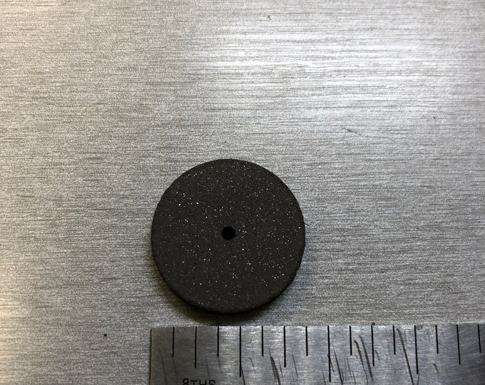 Silicone Polishing Wheels Square Edge Cratex Miniature Wheel, 7/8" x 1/8", Medium Grit